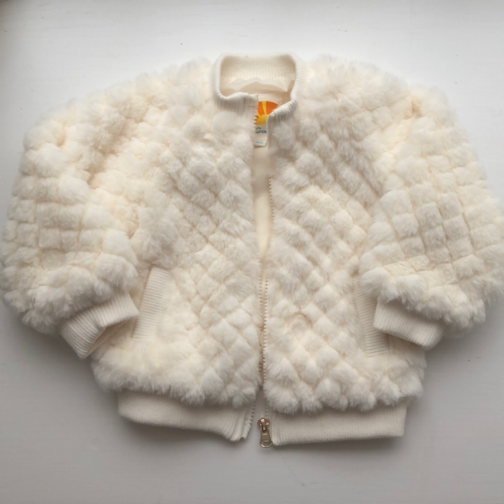 C&C California Faux Fur Quilted Jacket 2T